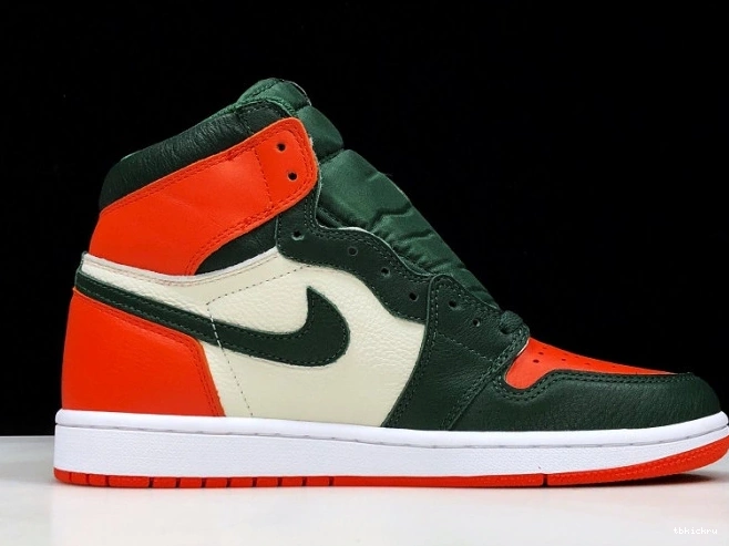 Rep TBK Jordan 1 Sail Fir-Team Air OG High AV3905-138 Retro Orange SoleFly x 0813